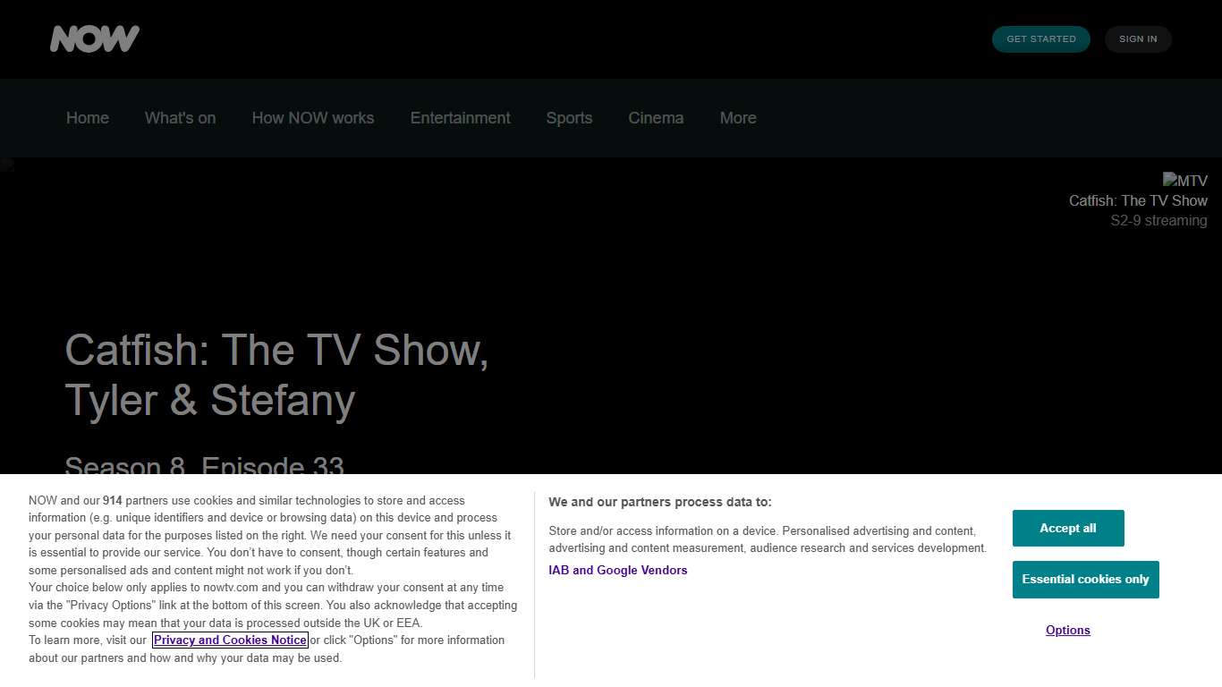 Watch Catfish: The TV Show Season 8, Episode 33: Tyler & Stefany NOW